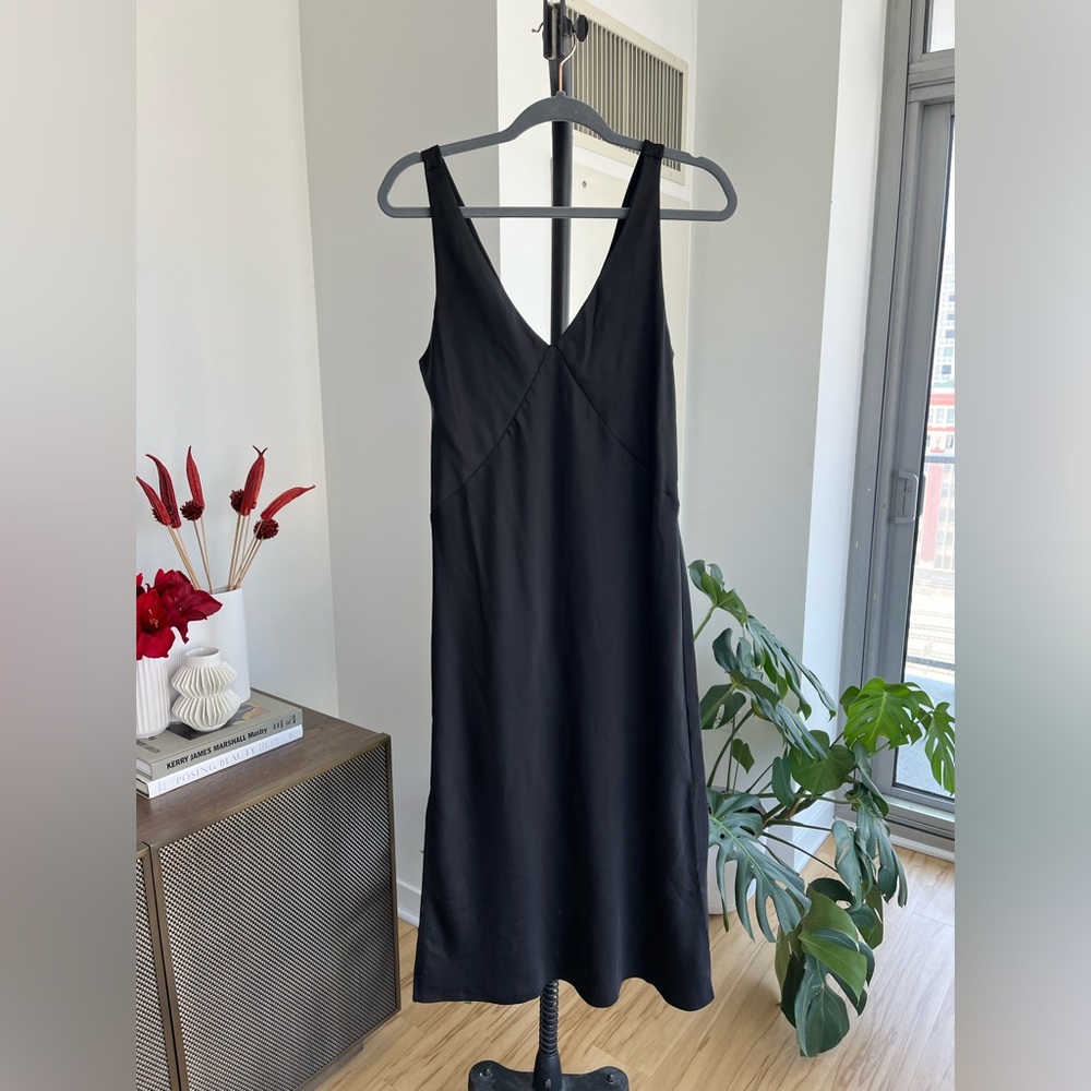 A New Day Satin Midi Dress